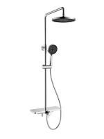 AQM 8002CR Душевая система для душа со смесителем,  Хром