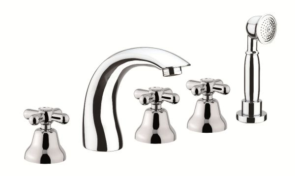 Смеситель на борт ванны Fiore MARGOT 26ZZ0608, бронза