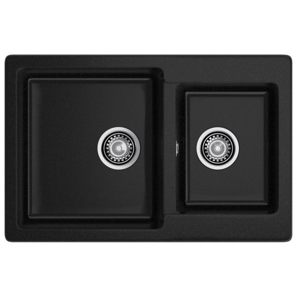 Кухонная мойка GranFest PRACTIK 780K, черный