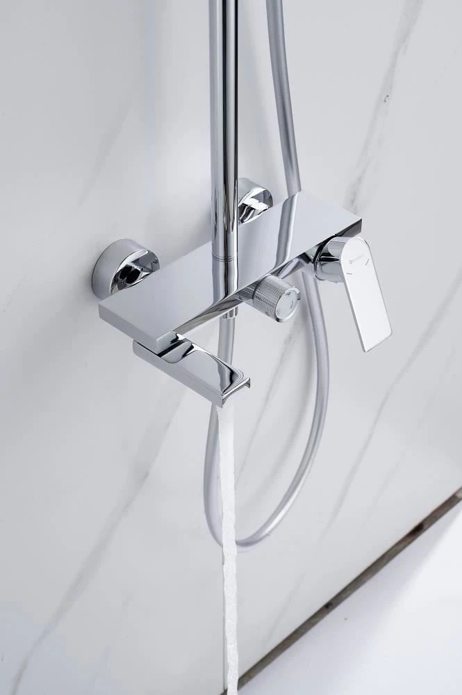 Душевая система Knotlor KN-72, хром, артикул KN-72