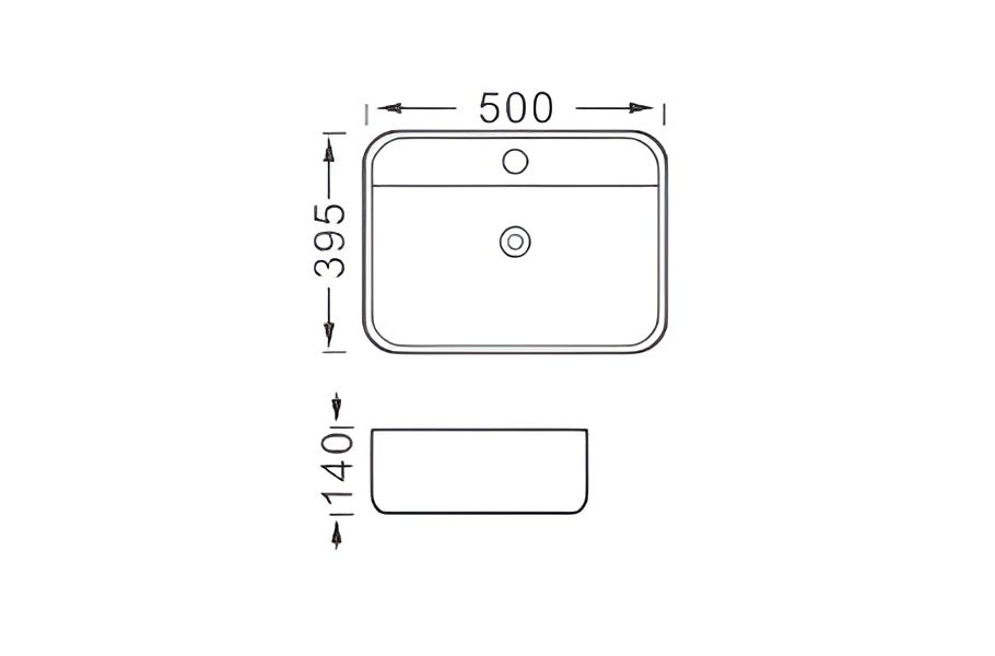 Раковина накладная для установки на столешницу AQUATEK ВЕГА  AQ5506-MB 500*395*140, с отверстием под смеситель, матовый черный Раковина накладная для установки на столешницу AQUATEK ВЕГА  AQ5506-MB 500*395*140, с отверстием под смеситель, матовый черный