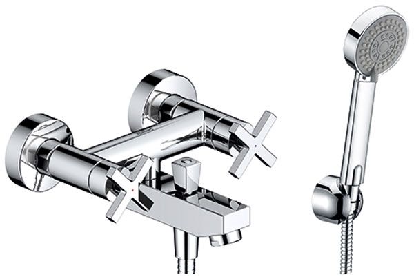 Смеситель для ванны WasserKRAFT Weser 7801 Хром