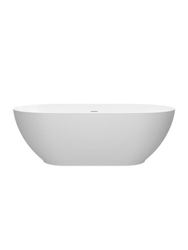 Ванна из искусственного камня Solid Surface 1700x800x575, BELBAGNO BB-ETNA-170-80-58-SSB, артикул BB-ETNA-170-80-58-SSB