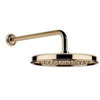 GESSI VENTI20 Верхний душ Ø328 мм., с настенным держателем 389 мм., цвет Warm Bronze PVD