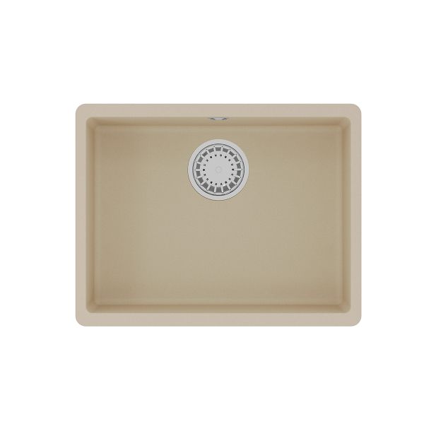 Кухонная мойка Lemark SINARA 540-U подстольного монтажа из кварцгранита цвет: Бежевый (9910074)