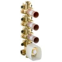 AX ShowerCollection Скрытая часть для термоста для душа, 3 потреб, ¾’ AX ShowerCollection Скрытая часть для термоста для душа, 3 потреб, ¾’