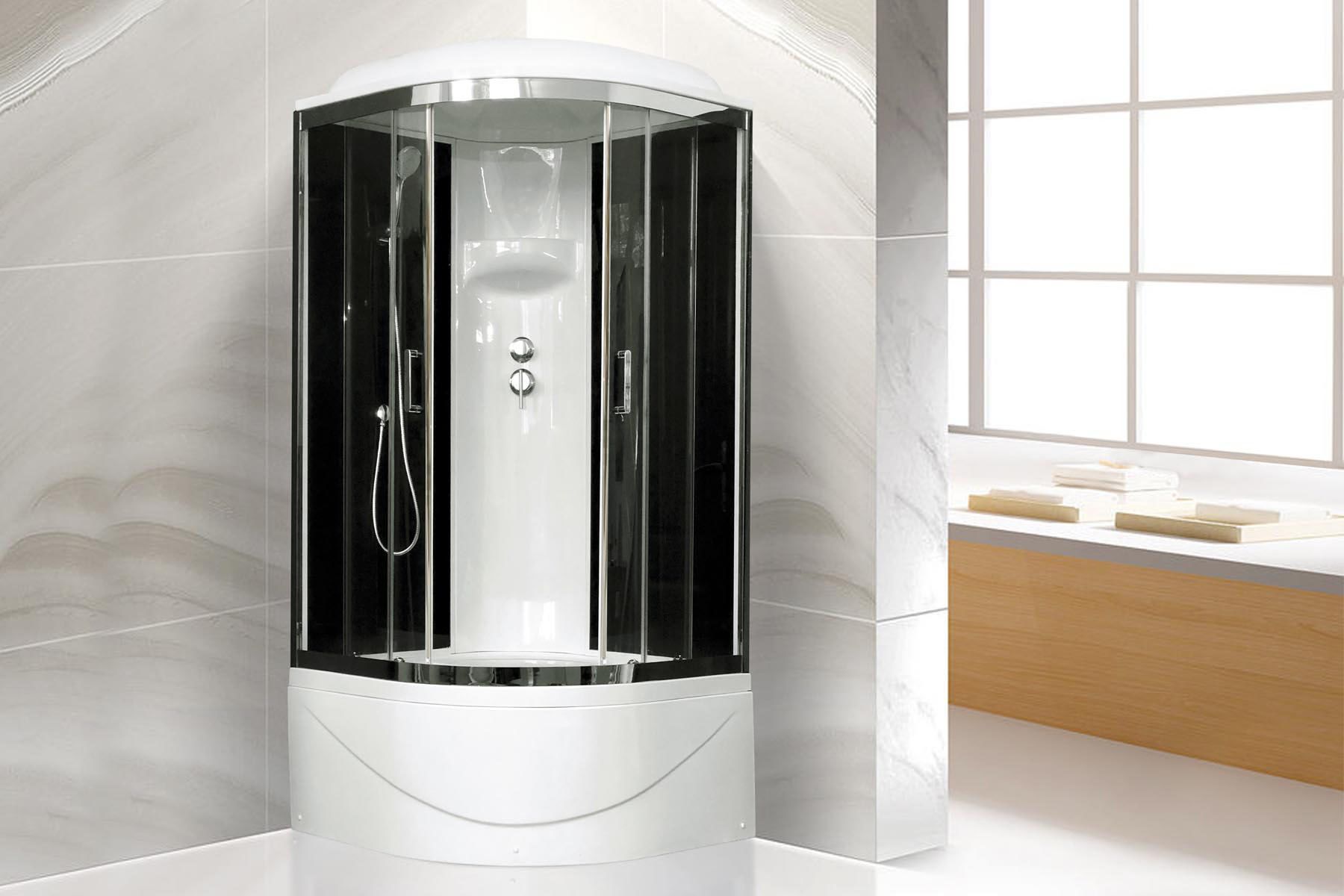 Душевая кабина Royal Bath RB 90BK6-BT-CH (черное/прозрачное) Душевая кабина Royal Bath RB 90BK6-BT-CH (черное/прозрачное)