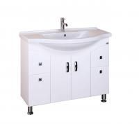 Тумба Onika Эльбрус 100 напольная, белая (ум. Эльбрус 100)