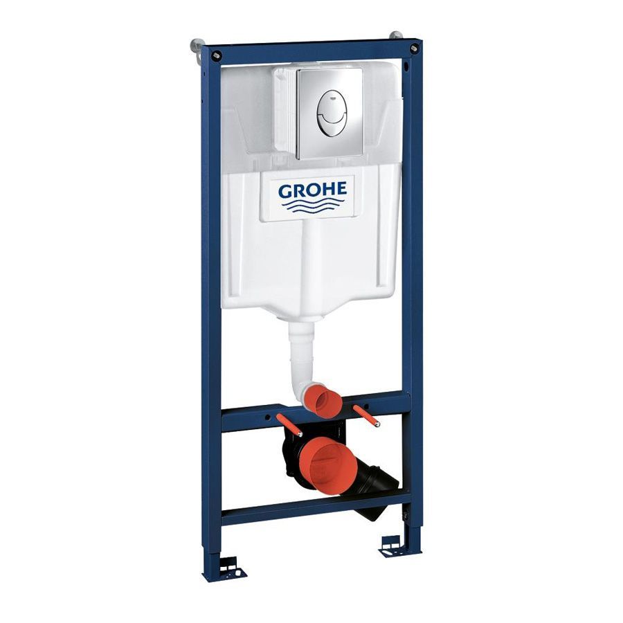 Комплект инсталляция и унитаз подвесной безободковый GROHE 39190001 Комплект инсталляция и унитаз подвесной безободковый GROHE 39190001