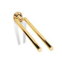 Decor Walther Classic HTH2 Полотенцедержатель двойной, поворотный, подвесной, цвет: золото