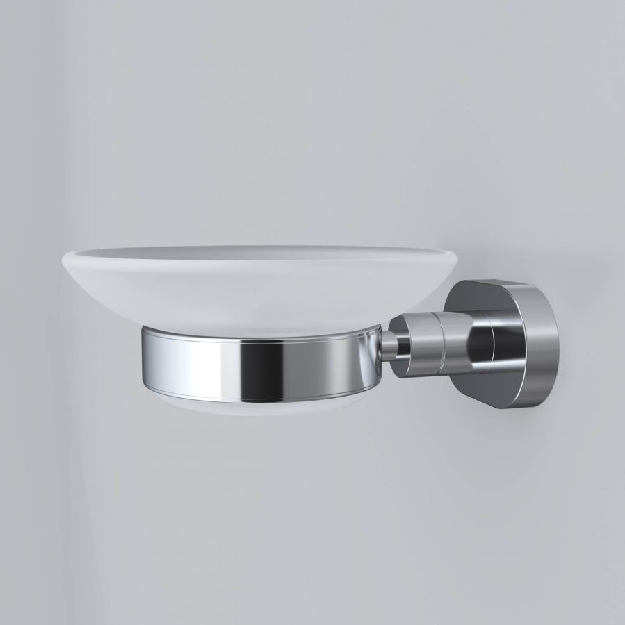 A7434200 Sense L, Стеклянная мыльница с настенным держателем, хром A7434200 Sense L, Стеклянная мыльница с настенным держателем, хром