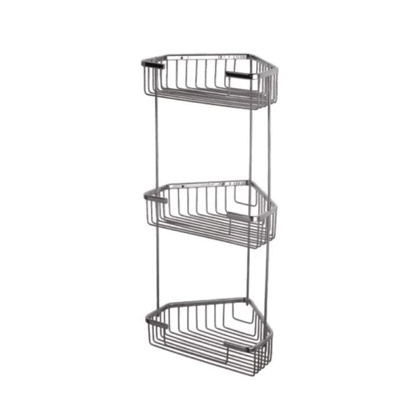 Полка металлическая угловая Haiba HB335-2, хром