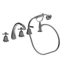 Stella Eccelsa Смеситель на борт ванны на 5 отверстий 3256TR/307, цвет: хром