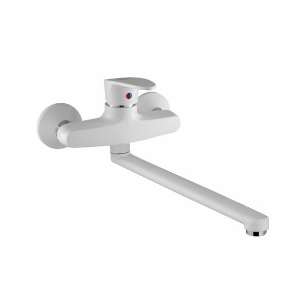 Смеситель для кухни Plstart PL4605-8, белый