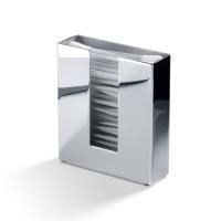 Контейнер для ватных палочек, Decor Walther, DW 353, ширина, мм-95, глубина, мм-25, высота, мм-95, цвет-хром