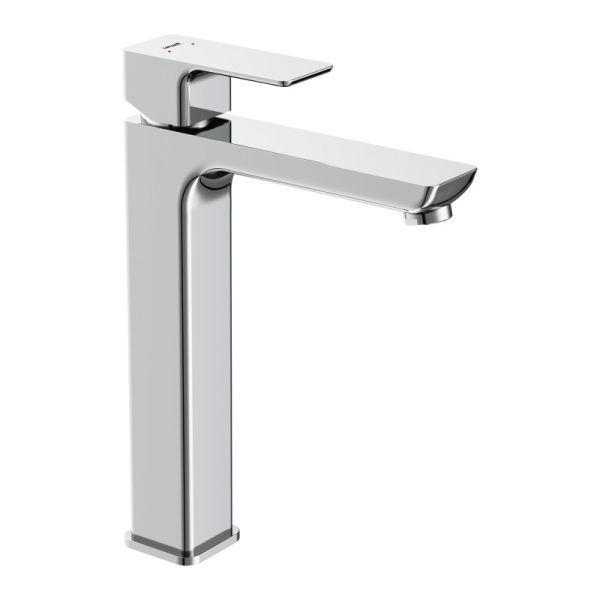 Смеситель для раковины высокий Cersanit GEO однорычажный клик клак (63043)