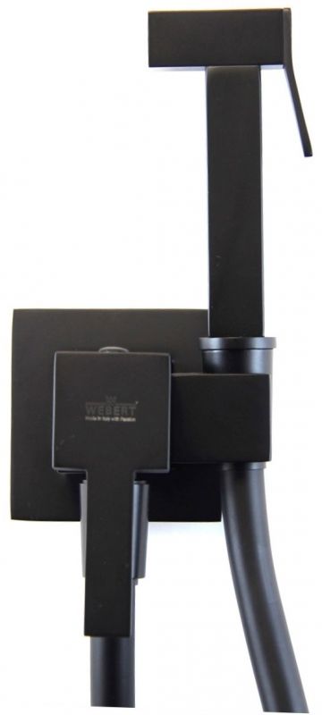 Гигиенический душ Webert Pegaso PE870303560 со смесителем Черный матовый