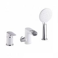 Смеситель на борт ванны Iddis Cloud CLOSB3Ki07 Белый/хром