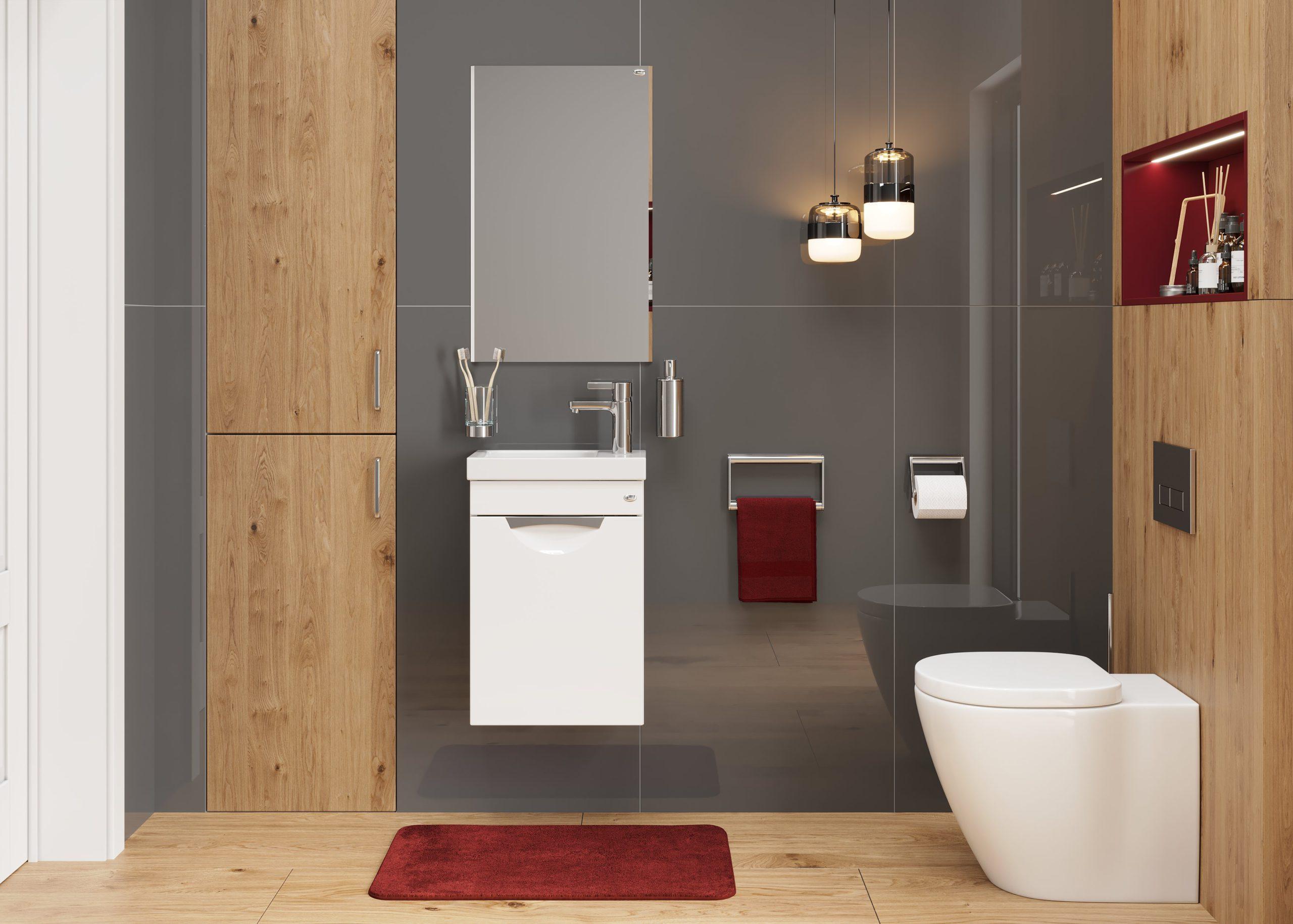 Тумба Onika Комо 40 подвесная, белая (ум. Como 40)