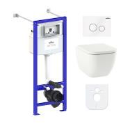 Комплект 6 в 1 Lavinia Boho One Rimless 77050167, премиум со стеклянной клавишей