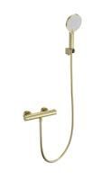 Смеситель для душа с термостатом WONZON & WOGHAND INN 3, Брашированное золото (WW-B2012-A-BG)