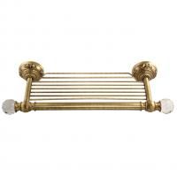 CRISTALIA Полка-решётка L43xH6,5xP14.5 cm, бронза/SWAROVSKI