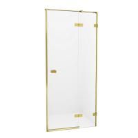 Дверь в нишу NEW TRENDY AVEXA GOLD BRUSHED 140x200 EXK-1727 (брашированное золото)