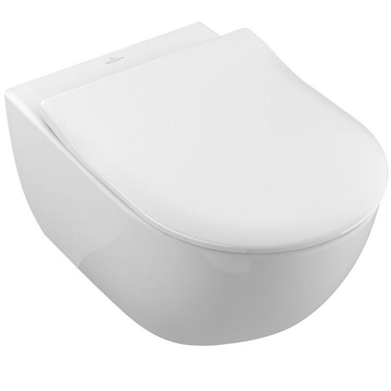 Унитаз Villeroy&Boch Subway 2.0 5614R2R1 подвесной Белый альпин с сиденьем Микролифт Унитаз Villeroy&Boch Subway 2.0 5614R2R1 подвесной Белый альпин с сиденьем Микролифт