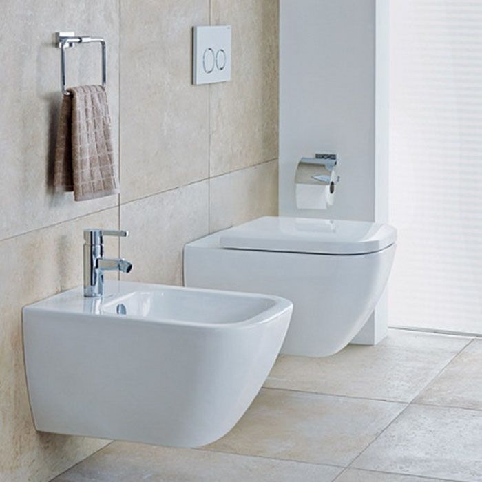 Duravit Happy D.2 Унитаз подвесной (365х540 мм) с ОБОДКОМ,,вкл. крепление Durafix, цвет: белый