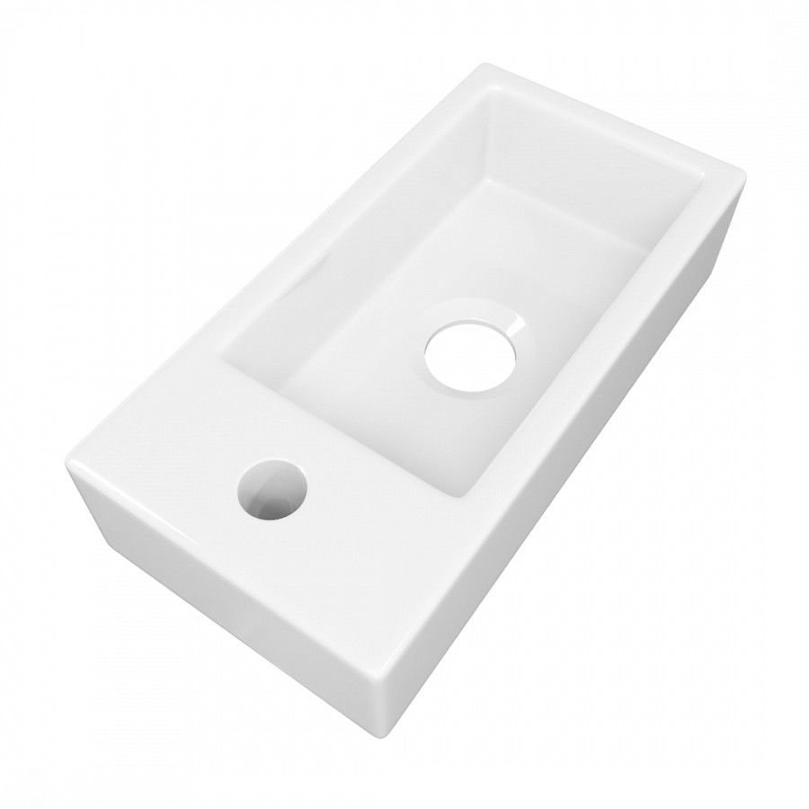 Раковина подвесная Maretti AR13PD38-844, белая, артикул AR13PD38-844