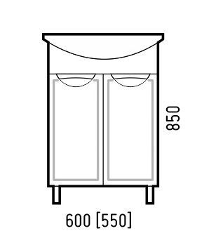 Тумба "Монро 60", Элеганс 60
