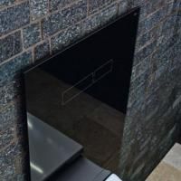 Нижняя панель TECElux для установки стандартного унитаза, стекло черное Нижняя панель TECElux для установки стандартного унитаза, стекло черное