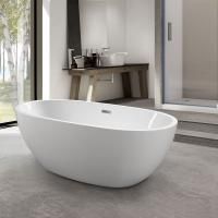 Ванна акриловая Vincea VBT-509, 1650*750*590, цвет белый, слив-перелив в комплекте, хром