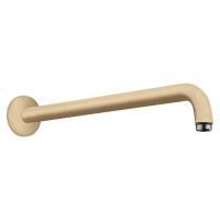Держатель верхнего душа, Hansgrohe, вид-настенный, вынос, мм-389, крепёж-есть, цвет-шлифованная бронза Держатель верхнего душа, Hansgrohe, вид-настенный, вынос, мм-389, крепёж-есть, цвет-шлифованная бронза
