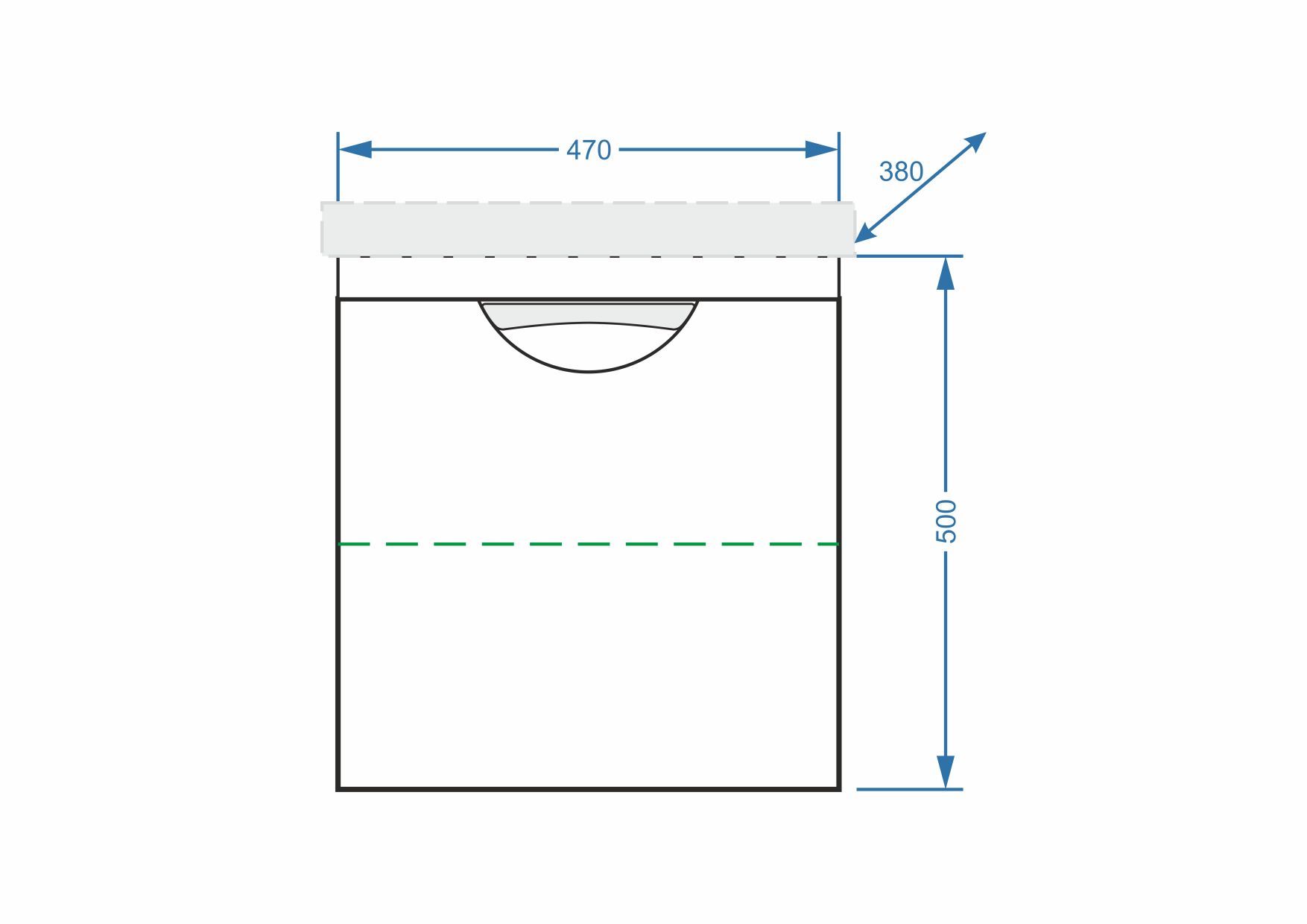 Тумба подвесная "Норина 50", Сомо 50