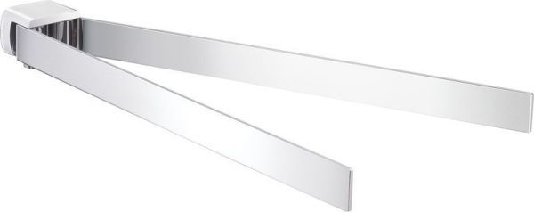 Gedy Pirenei, полотенцедержатель двойной поворотный, цвет хром