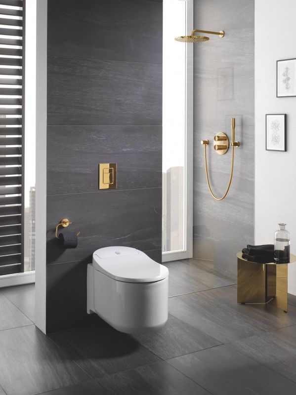 Верхний душ GROHE Rainshower с кронштейном, холодный рассвет глянец (26066GL0) Верхний душ GROHE Rainshower с кронштейном, холодный рассвет глянец (26066GL0)