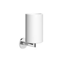Gessi Anello Стакан настенный белый, цвет: хром Gessi Anello Стакан настенный белый, цвет: хром