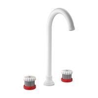 Nicolazzi Festival  Смеситель для раковины на 3 отв., цвет: BIM +ручки FEFF006+FEFF007