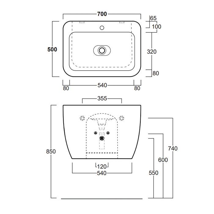Simas Henges Раковина подвесная 70х50х48 см,с 1 отв под смеситель, с донным клапаном керамическим PLHE, цвет белый (без креплений F92) Simas Henges Раковина подвесная 70х50х48 см,с 1 отв под смеситель, с донным клапаном керамическим PLHE, цвет белый (без креплений F92)