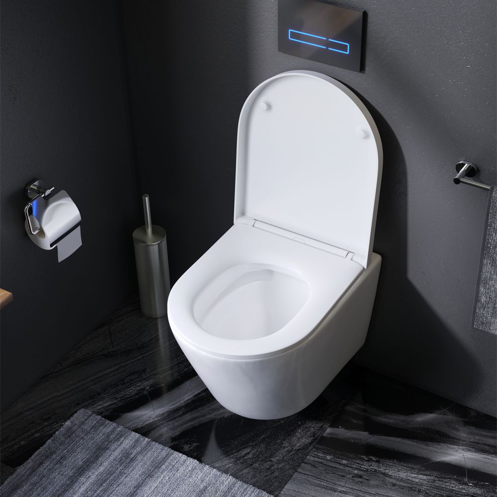 C741701SC Sense подвесной унитаз FlashClean с сиденьем микролифт C741701SC Sense подвесной унитаз FlashClean с сиденьем микролифт