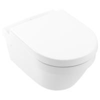 Villeroy&Boch Architectura Комплект Унитаз-подвесной 370*530*330мм+ сиденье с функцией QuickRelease, Softclose,  цвет альпийский белый Villeroy&Boch Architectura Комплект Унитаз-подвесной 370*530*330мм+ сиденье с функцией QuickRelease, Softclose,  цвет альпийский белый
