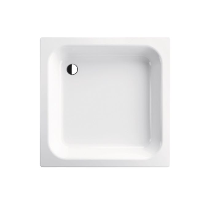 BETTE Душевой поддон квадратный 90х90хh15см, D52 мм, c покрытием антислип, цвет белый