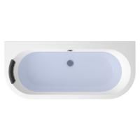 Комплект 3 в 1 Lavinia Boho Art S1-3708075P, акриловая ванна 170x75 см, усиленные металлические ножки с монтажным набором, мягкий силиконовый подголовник