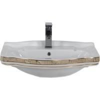 Раковина Creavit Klasik 66 KL065-00CB00E-PB00 Белая с декором