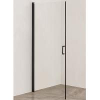 Дверь душевого уголка Orange E04-100TB/D 100x190 профиль Черный стекло прозрачное