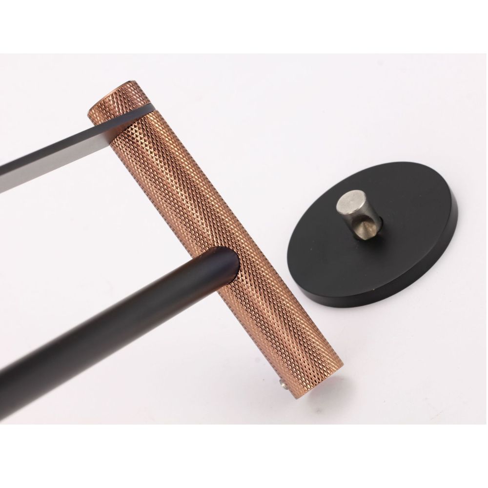 Полотенцедержатель Savol S-002148HD, черный/бронза