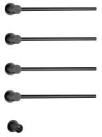 Полотенцесушитель электрический встраиваемый WONZON & WOGHAND HAMBURG, Темный графит (WW-AL314-GM)