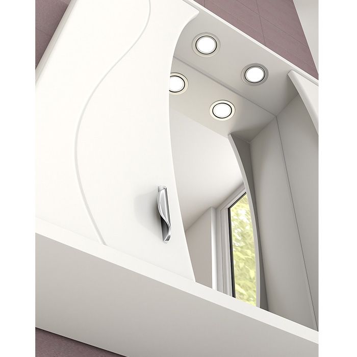 Зеркало со шкафом Vigo Faina 80 с подсветкой Белое