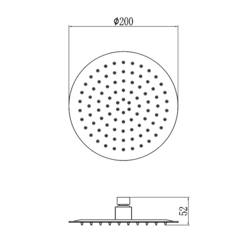 Верхний душ Fmark FS-000Y08L, сатин